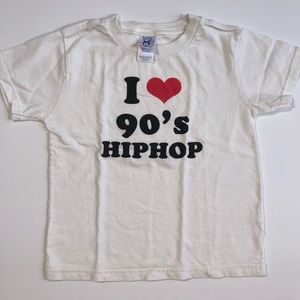 I LOVE 90’s HIPHOP Kids Tee Size 5/6